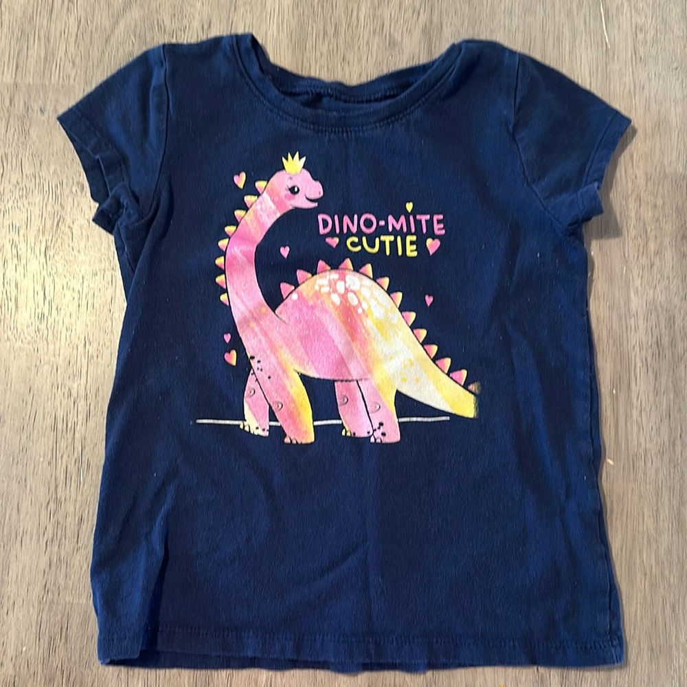 (3$/10) Dino-mite cutie tee size 4T
